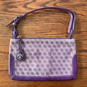 Dooney & Bourke Signature Slim Zip Top Bag